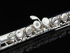 Glory Silver Plated C Flute  17 Keys  Offset G  B Foot  With Case   Extras