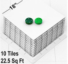 Ez Builder 10pcs Ice Hockey Shot Tiles Training Flooring Tiles Hdpe 18x18x0 5 In