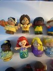 26 Lot Fisher Price Little People Mattel Disney Princess  Barbie mermaid