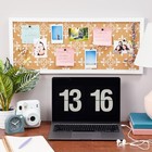Decorative Cork Boards For Walls  Framed Tack Bulletin Board  10 X 24 In