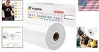 White Iron On Vinyl Roll - 12  X 100ft For Shirts   Crafts