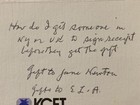 Vincent Price End Of Life Note Purchased From Vincent Price Estate 26b