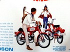 1966 Harley Davidson Motorcycle Print Ad Young America 
