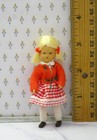 Vintage Erna Meyer Nos Handmade Girl Doll  western Germany - Dollhouse Miniature