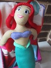 Disney Princess Ariel Set- Bath Towel 25 x50    Bath Buddie 12  Ariel New Kids