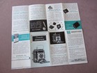 Graflex Pacemaker Crown Graphic Camera 1957 Sales Brochure Specs Features 