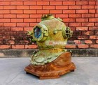 Diving Helmet Mark V Deep Sea Scuba 18  Full Size Antique U s Navy Brass Divers