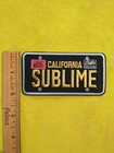 Sublime California License Plate 2 X 4 Inch Iron On Patch