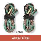 2pcs Bore Cleaner Rope Gun Barrel Cleaners     40 Cal  41 Cal Rifle Shotgun Pistol