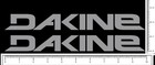 Dakine Team Logo  2 Die Cut Stickers Decals 10  2 Pack  Pick Your Color