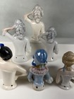 Lot Of  6 Antique Pin Cushion Dolls  Mostly German