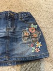 Vintage 2000s Mudd Embroidered Denim Skirt 