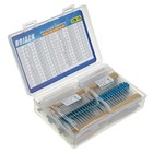 Bojack 1000 Pcs 25 Values Resistor Kit 1 Ohm-1m Ohm With 1  1 2w Metal Film R   