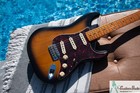 1998 Fender American Vintage Reissue 1957 Stratocaster Sunburst Pro Setup