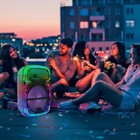 7500w Portable 12    Bluetooth Party Speaker Blazing Powerful Sound W  Mic   Stand