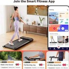 Belt Walking Treadmills For Home  2 In 1 Portable Under Desk Treadmill