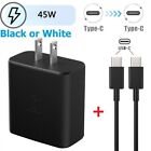45w Type Usb-c Fast Wall Charger 6ft Charging Cable For Samsung Galaxy S23 G