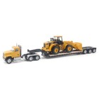 Diecast Masters Cat Ct681 Tractor Trailer   950g Wheel Loader 1 87 Model 84418