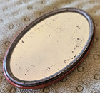 Vintage Mathie Beer Advertis  Pocket Mirror Brewiana Celluloid Oval Rare
