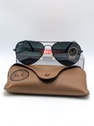 Ray-ban Aviator Black Metal Frame Lens Unisex Sunglasses Rb3025