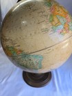 Vintage 80s Globe On Stand Replogle 12  Diameter Globe Tan World Classic Series