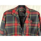 George Masket Ltd Vintage Wool Plaid Jacket Full Zip Snap Button Pockets Jacket