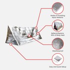 3 Pack First Aid Emergency Mylar Survival Thermal Camping Tent 95    X 61   