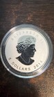 2014 Canada  5 1oz 9999 Silver Maple Leaf   Horse Privy   Reverse Proof Coin