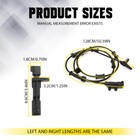 4x Front   Rear Abs Wheel Speed Sensor For 2007-2017 Jeep Wrangler 3 6l 3 8l Ebe