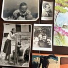 Lot Of Vintage Collector Cards  Photos  Stamps   Other Ephemera Scrapbook Items