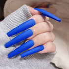 Xxl Extra Long Press On Nails Coffin Matte Fake Nails Full Cover Acrylic False N