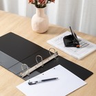 Pen gear 2  D-ring Binder - 3-ring Durable View black 1 Count Document Organizer