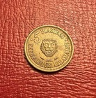 1961          Lebanon 5 Piastres Aluminum Bronze Coin Km 21 Cedar Tree lion 