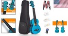 Professional Quality 21 Inch Soprano Ukulele With Online Lessons   Accessories