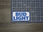 Bud Light Retro Vintage Style Beer Embroidered Iron On Patch  3 75  X 2 