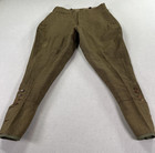 Vintage 30s 40s Archival Military Breeches Pants Men 28x25 Wool Army Breeches