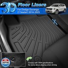 Durango Floor Mats And Cargo Liner W backrest Mat Fit For Dodge Durango  7-se