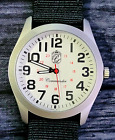 Authentic Pierre Lucerne Commander Ww2 Style Army Watch