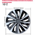 4pcs 16  Inch Wheel Covers Snap On Full Hub Caps Fit For R16 Tire   Steel Rim