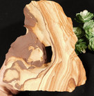 Big  Abstract Navajo Sandstone Arch Sculpture With Hematite  From Utah 2840gr
