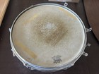 Vintage Ludwig Pioneer Snare Drum 14x5 Gold Sparkle Keystone Badge 1960s