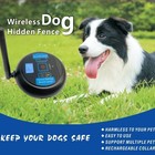 Wireless Electric Dog Fence System 2 Collar Pet Containment Shock Trainer