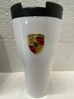 Porsche Thermo Travel Cup  White  450ml   15 Oz    Wap0504030nrth  New 