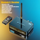 Bluetooth 5 1 Receiver Nfc Wireless 3 5mm Jack Aux To 2 Rca Audio Stereo Adapter