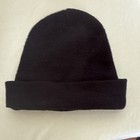 Nike Black With Tan   Red Swoosh Beanie One Size Fits Most Like New- Never Worn
