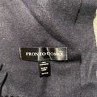 Pronto Uomo Cashmere Scarf Adult Blue Fringe Winter Warm Soft Preppy City