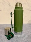 Stanley Classic Vacuum Thermos Bottle Green Aladdin Industries Steel 1 Qt