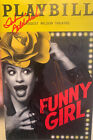 Lea Michele Funny Girl  Playbill Signed Broadway Musical Glee 4x Cast
