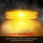 Cab Led Amber Warning Light For John Deere Allis Chalmers White Massey Ferguson