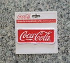 Vintage Red white Coca Cola Patch 3 25  X 1 25 